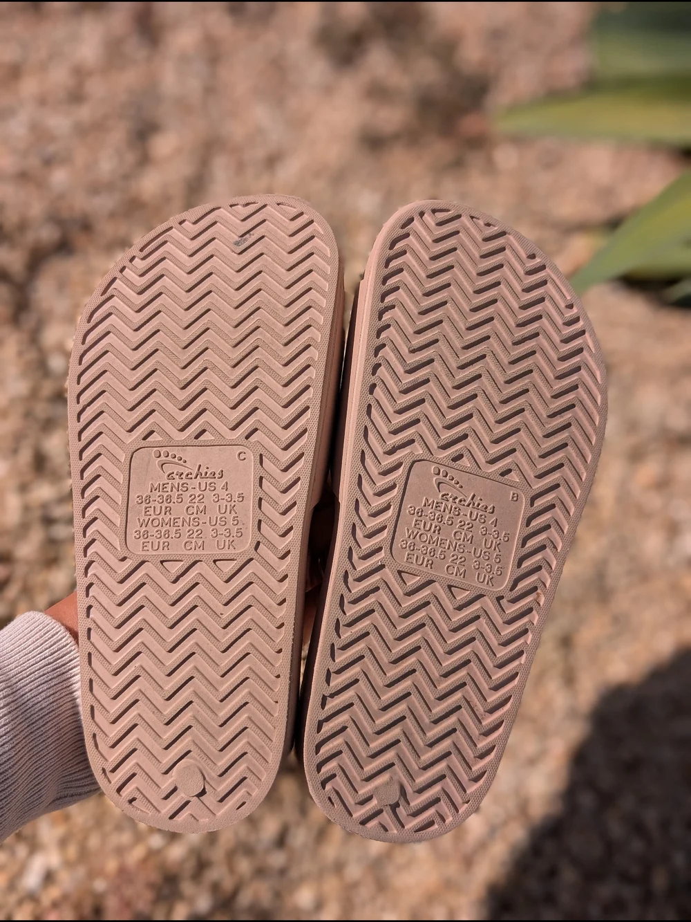 Archies Slide Sandal in Tan